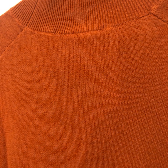 Maeve Anthropologie Midi Sweater Dress Womens Medium Orange Rust Tunic - Picture 9 of 10